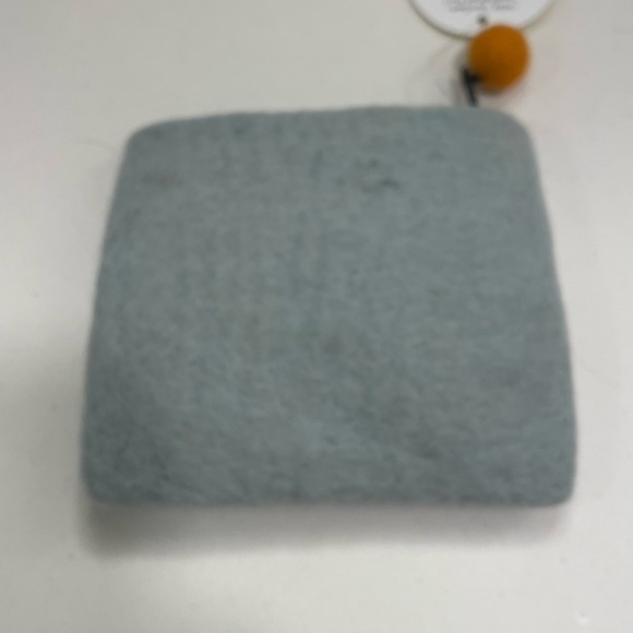 Handcrafted Felted Wallet with Butterfly and Flower with Bumblebee - Picture 5 of 8